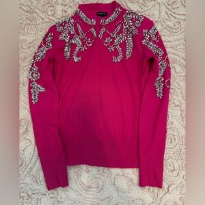 Karen Millen Embellished Pink Knitwear / Sweater